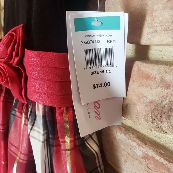 Bonnie Jean Girls Dress size 16 1/2 NWT - Picture 2 of 3